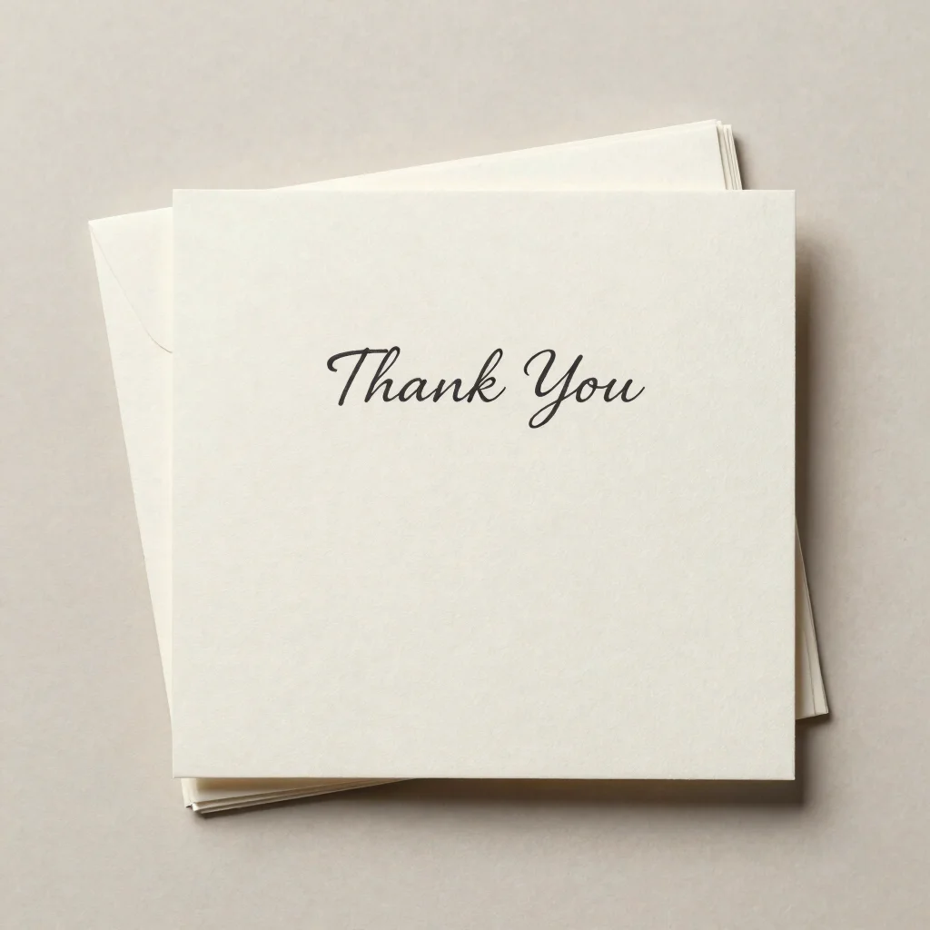 Simple Thank You Cards