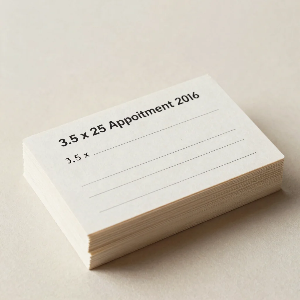 Studio Appointment Cards